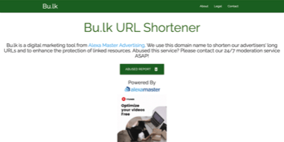 URL Shortener Site
